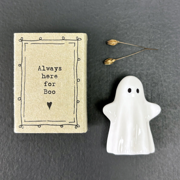 Always Here For Boo - Ghost Matchbox Keepsake