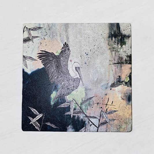 Natural Stone Placemat - Brown Pelican