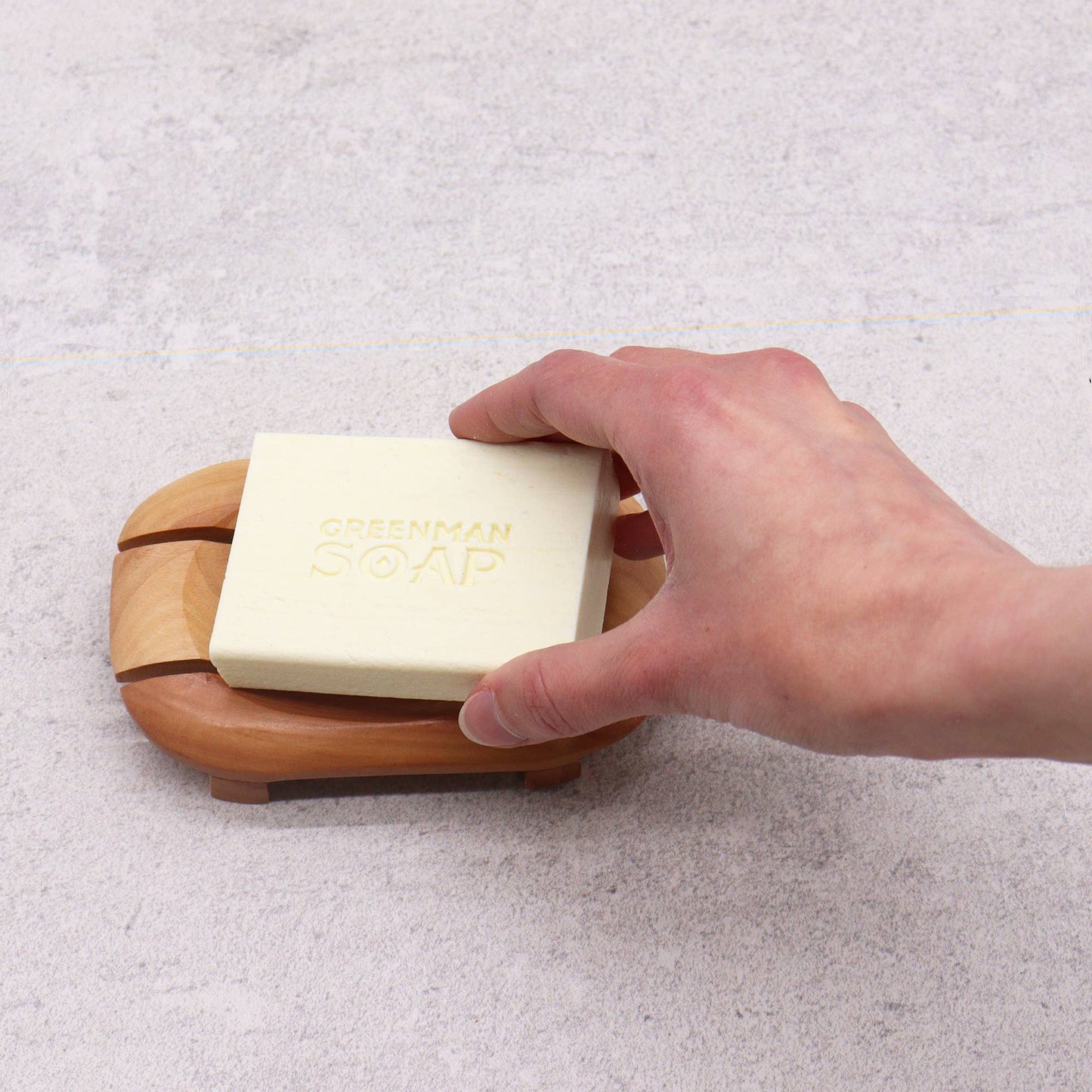 Classic Naseberry Soap Dish - Oval in Rectangle