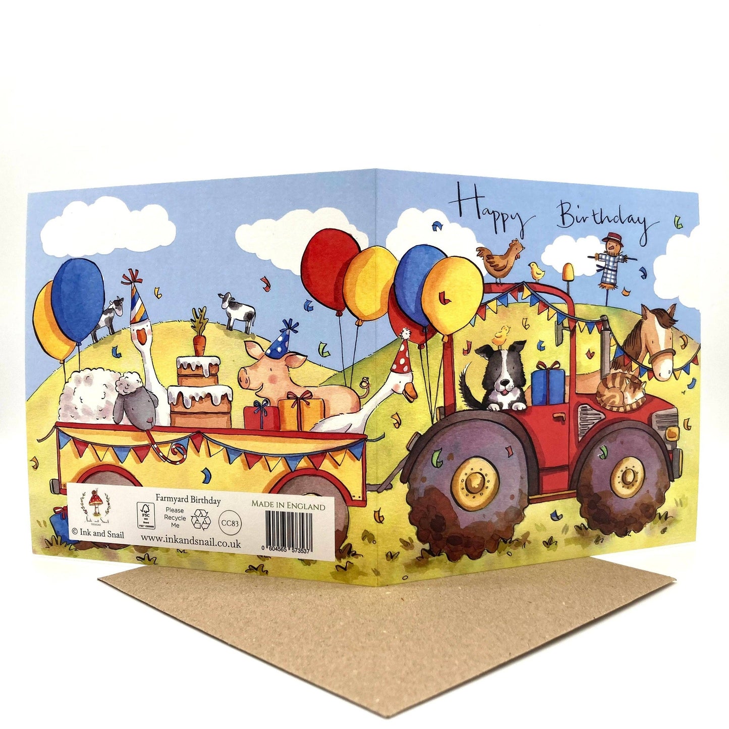 Birthday Card - Farmyard