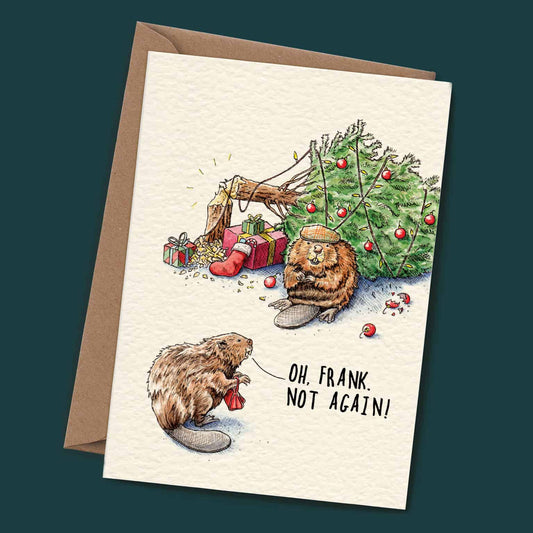 Beaver Tree - Christmas Card