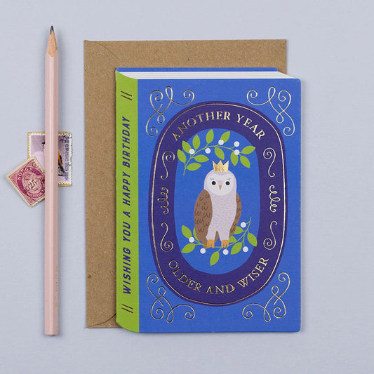 Wise Owl - Birthday Card