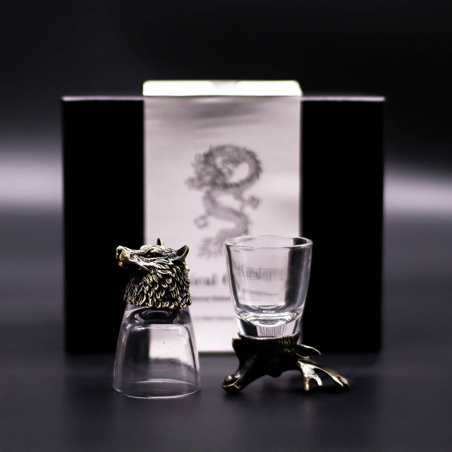 Mystical Creatures Shot Glasses: Gift Shot Set - Wild Forest Creatures (50ml)