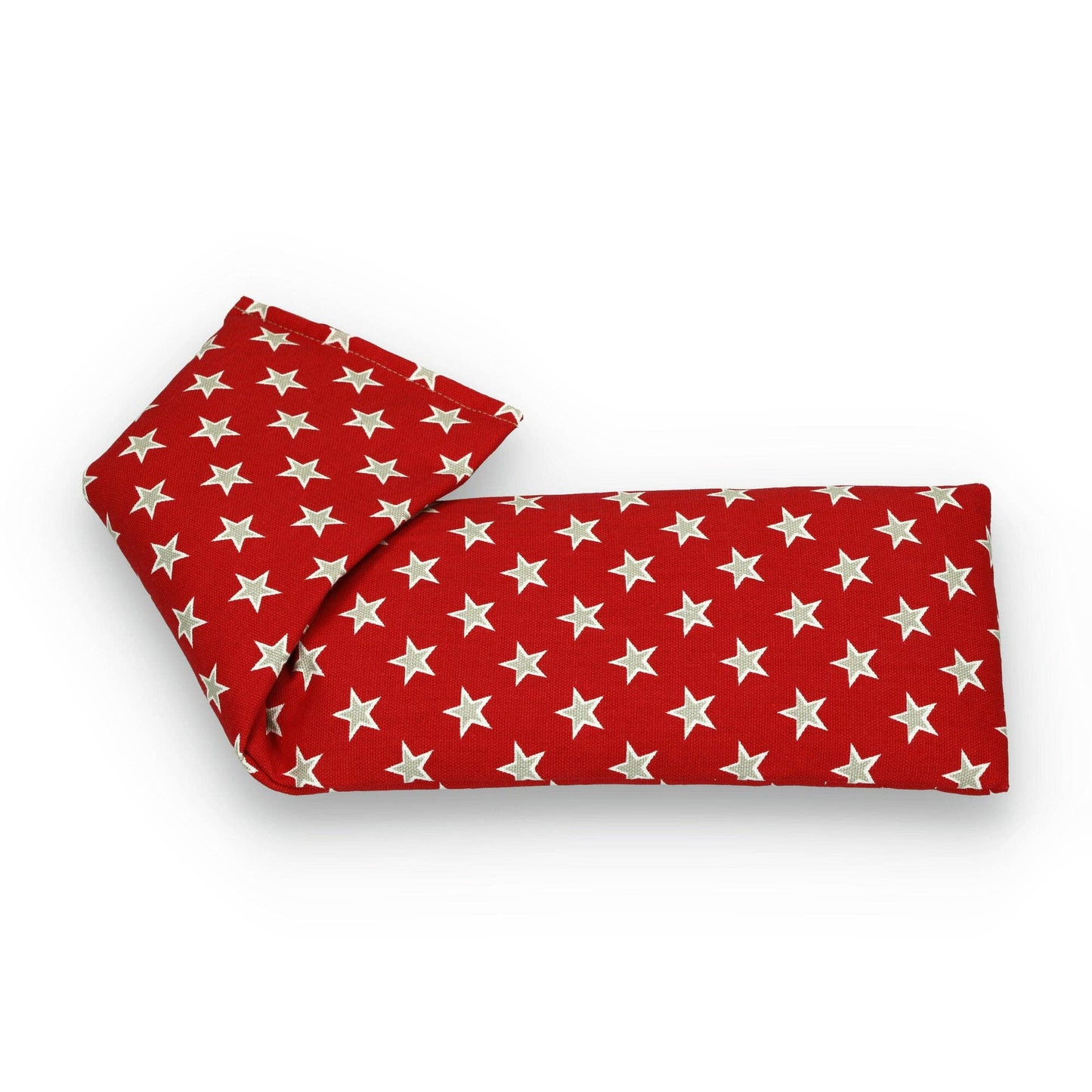 Stars Red Cotton Wheat Bag: Lavender