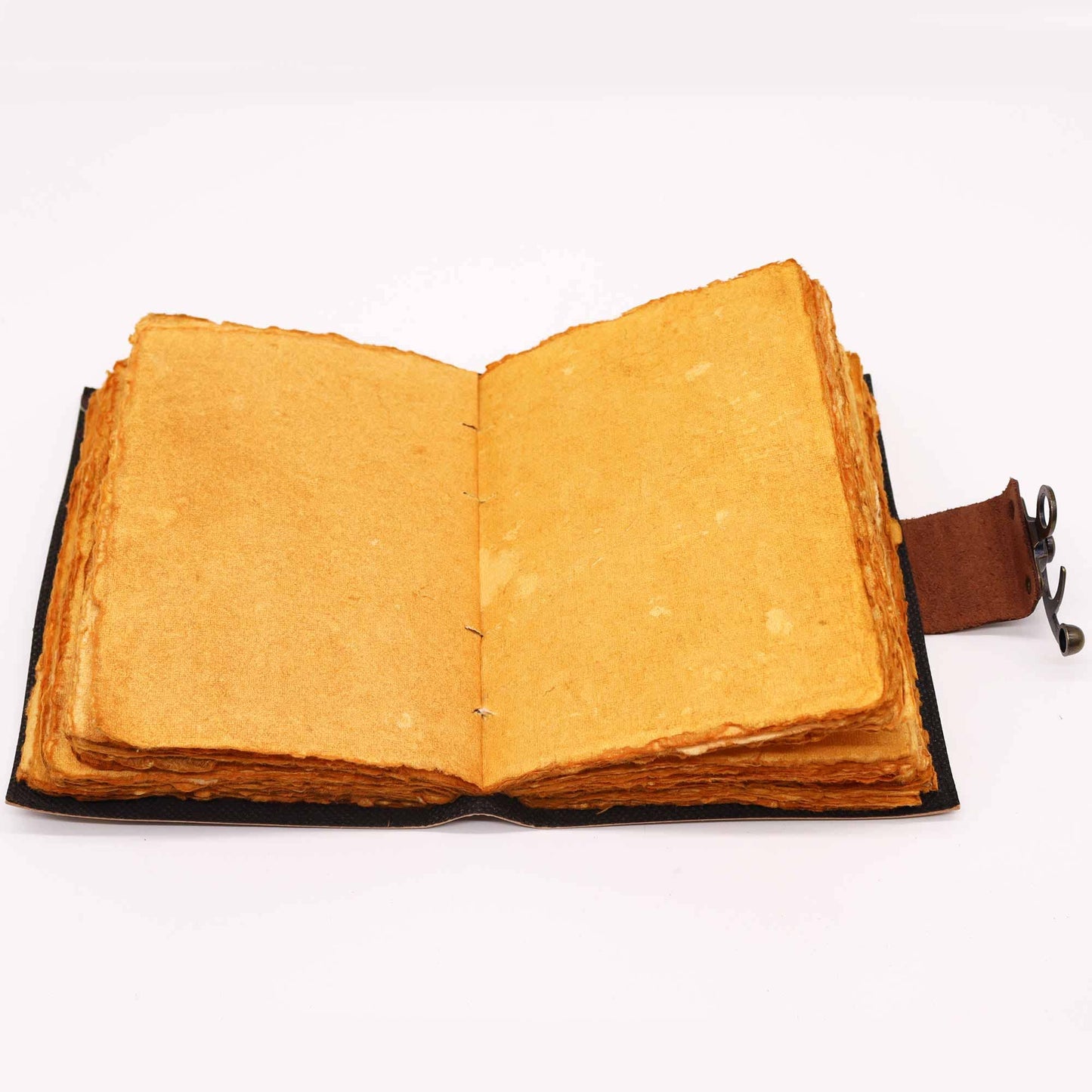 Leather Lotus Mandala Handmade Notebook