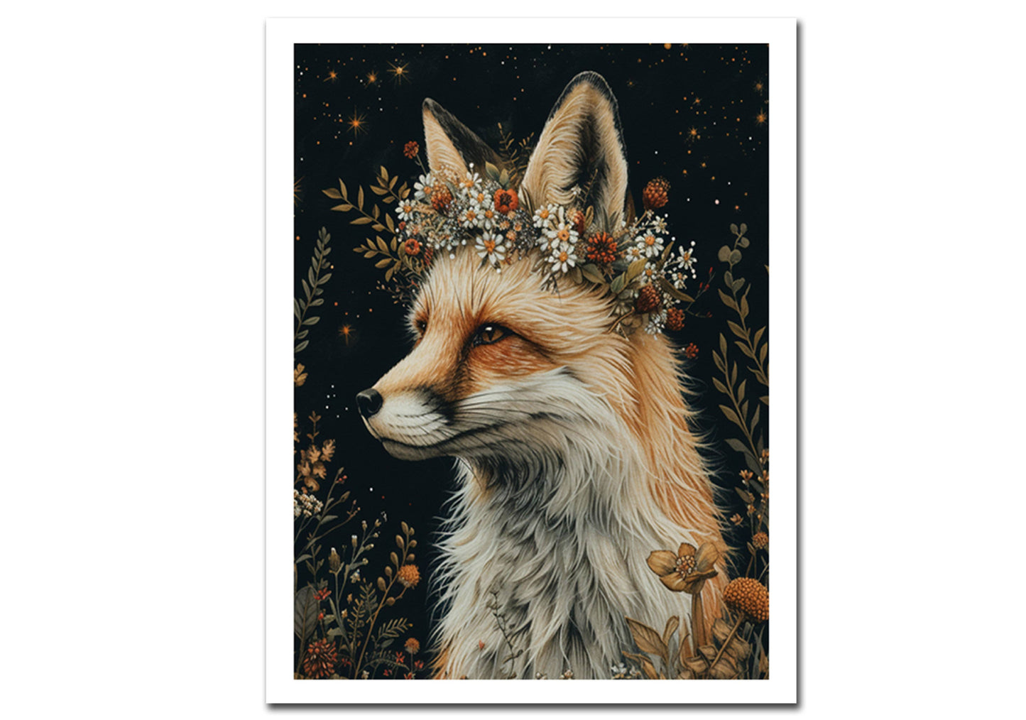 William Morris - Fox Greeting Card