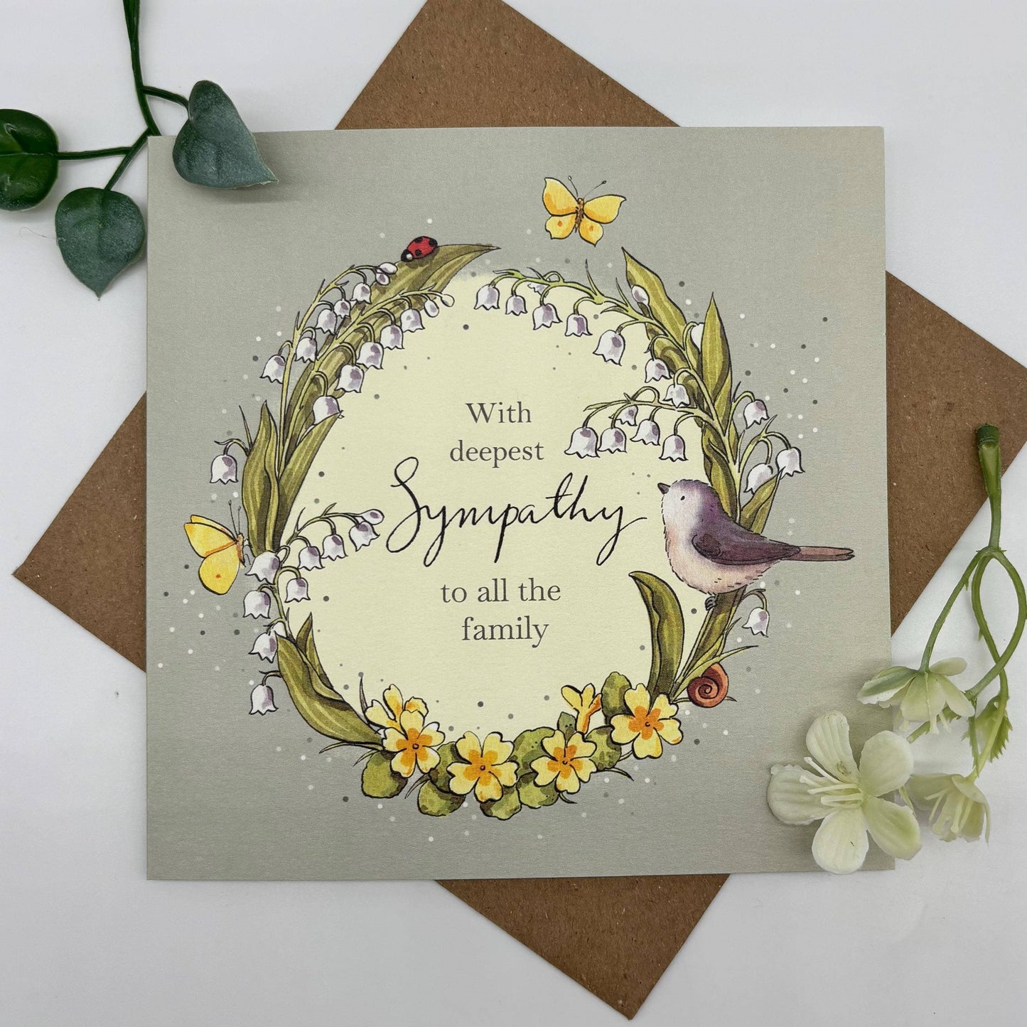 Sympathy Card - Sympathy Wreath