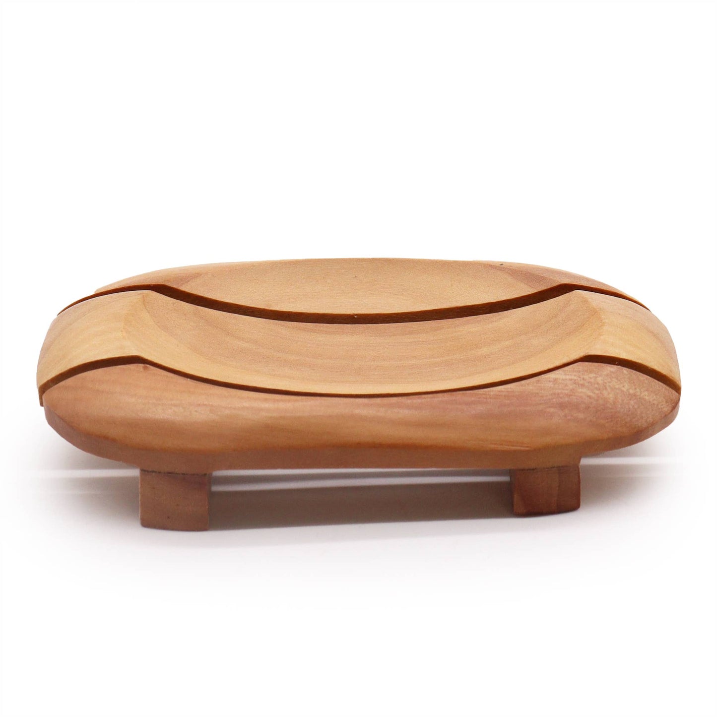 Classic Naseberry Soap Dish - Oval in Rectangle