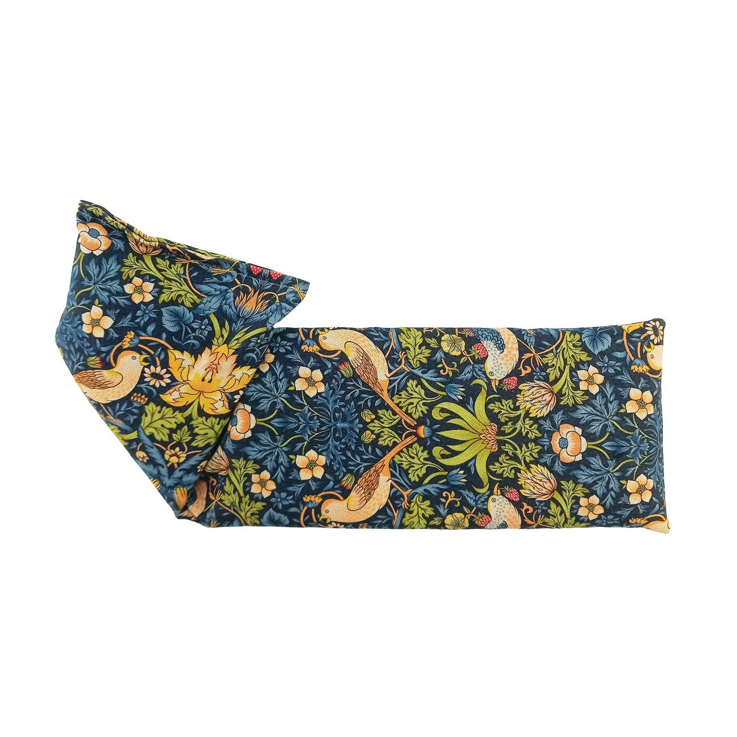 William Morris Strawberry Thief Navy Cotton Wheat Bag: Lavender