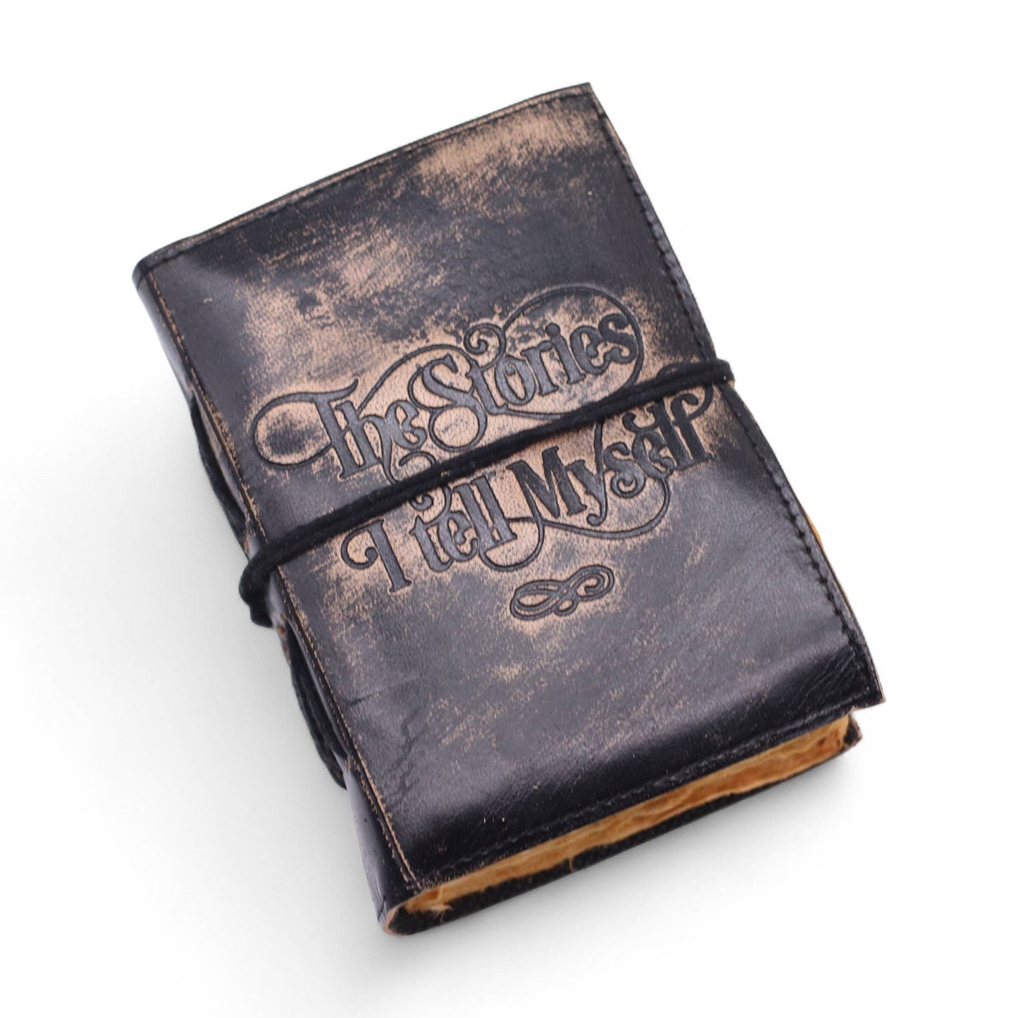 Leather Notebook (12.5x9 cm) - The Stories I Tell Myself