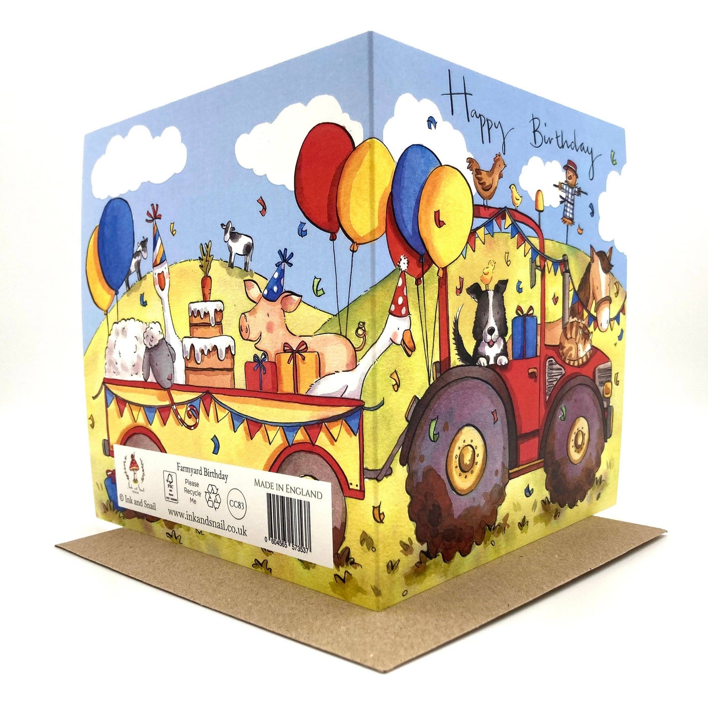 Birthday Card - Farmyard