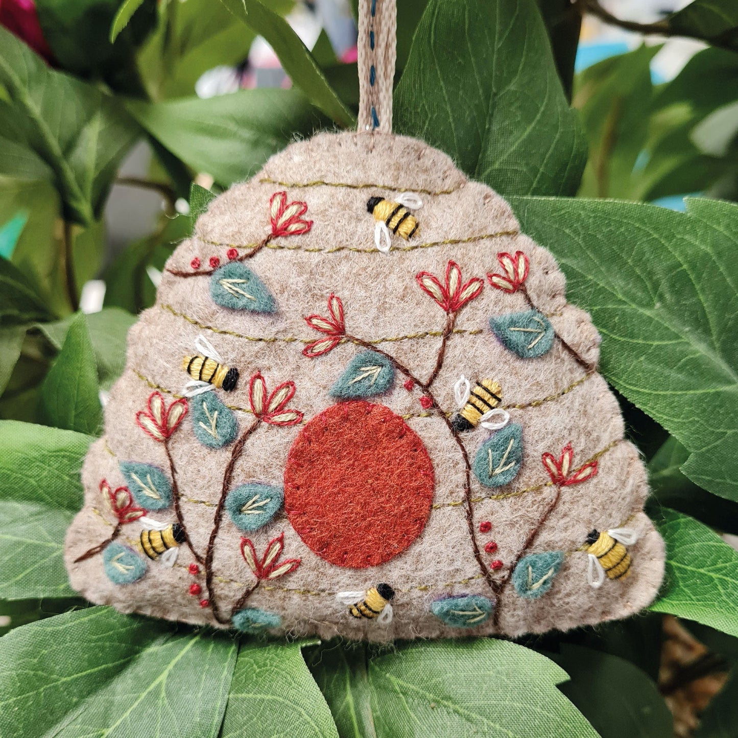Embroidered Beehive - Felt Craft Kit