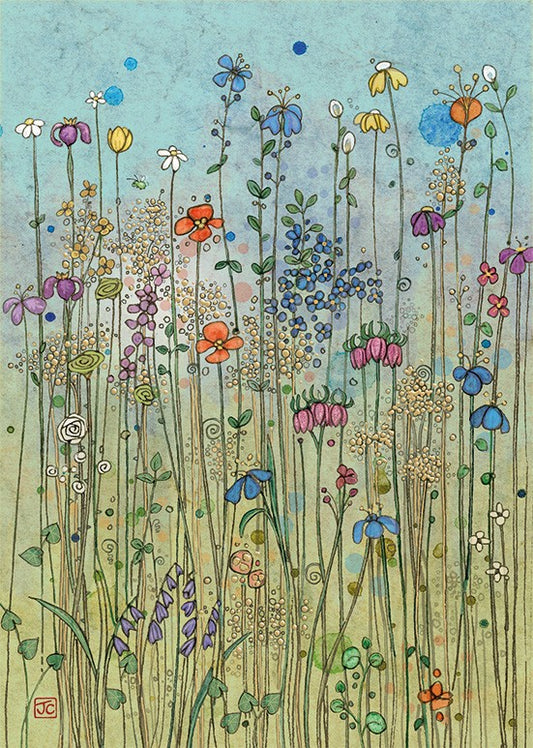 Meadow - Blank Greetings card