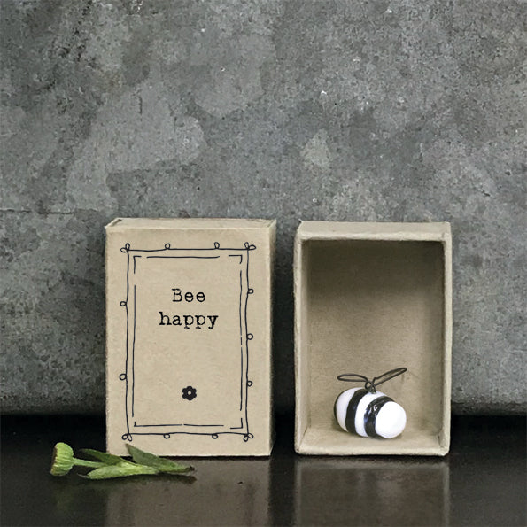 BEE Happy - Matchbox Porcelain Bumble Bee