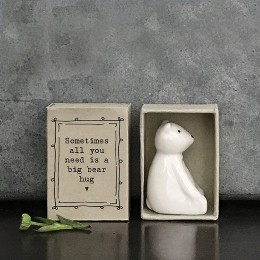 Matchbox Porcelain Bear