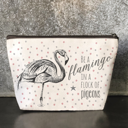 Cosmetics Bag- Flamingo