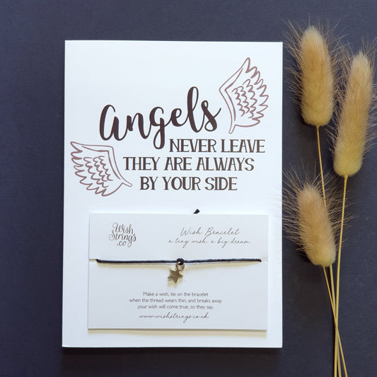 Wishstrings Card-  Angels