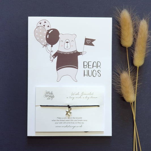Wishstrings Card-  Bear Hugs
