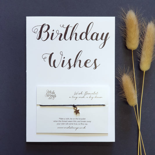 Wishstrings Card-  Birthday Wishes