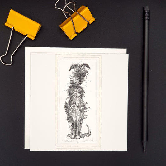 Hound Dog Greetings Card