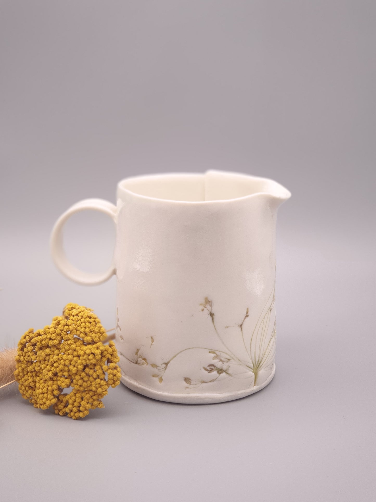 Flora and Fauna Ceramic Jug