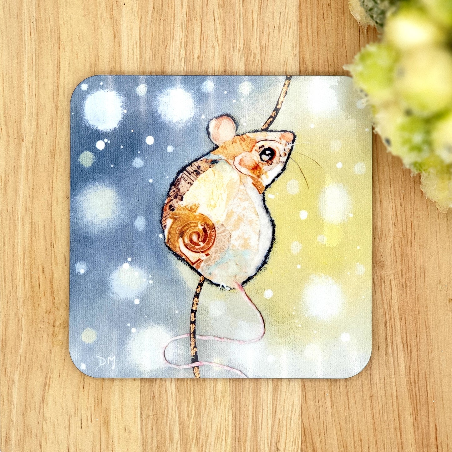 Winter Mouse Coaster