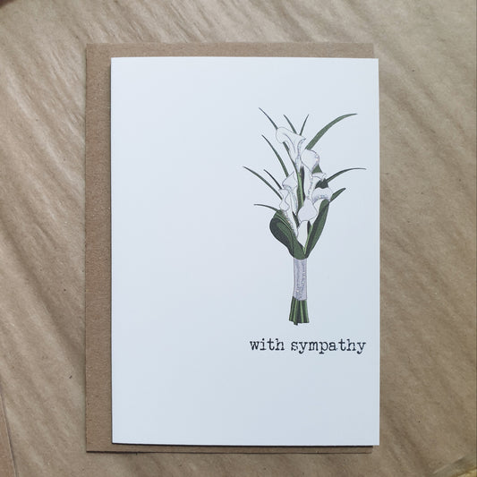 With Sympathy - Card