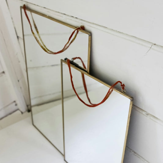 Kiko Antique Brass Mirror