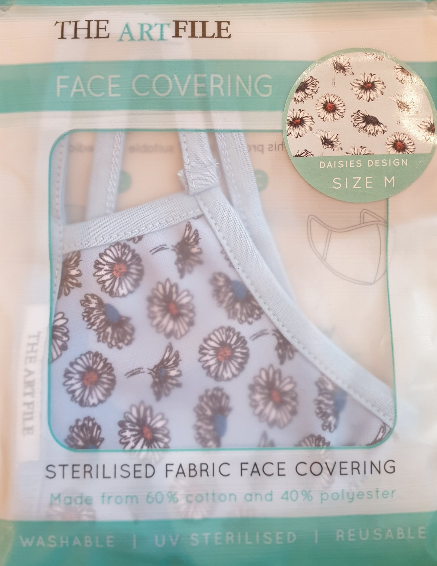 Daisies design- large - Face Covering/Mask