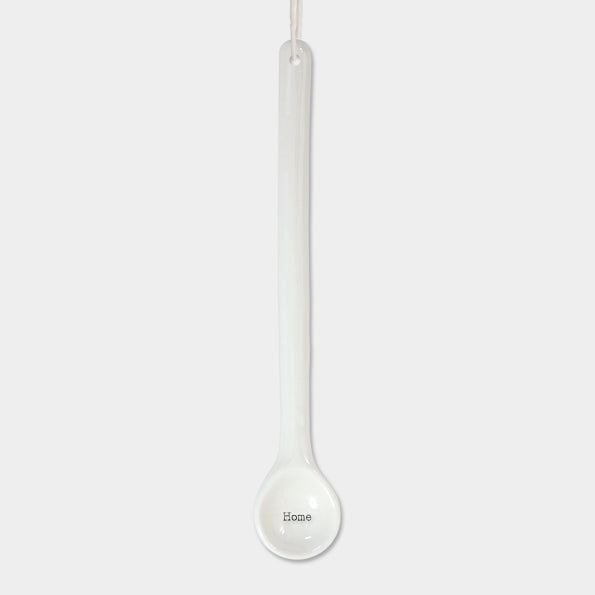 Porcelain long spoon - Home