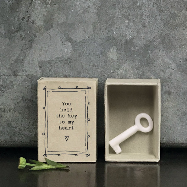 Matchbox Porcelain Key - You hold he key to my heart