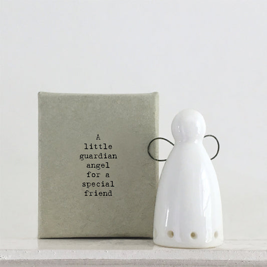 Little Porcelain Guardian Angel - Special Friend