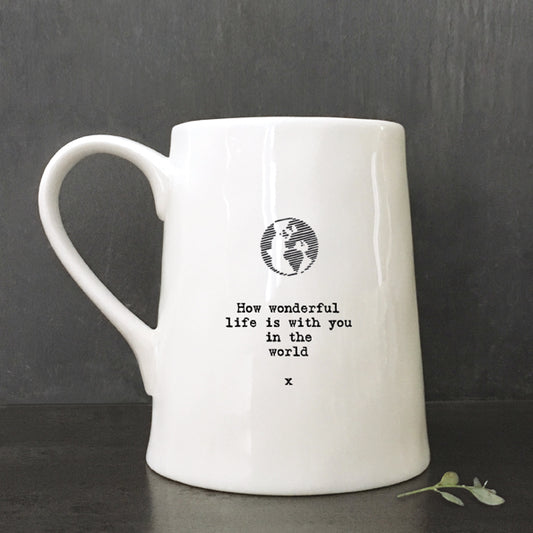 Porcelain Mug - How Wonderful Life Is