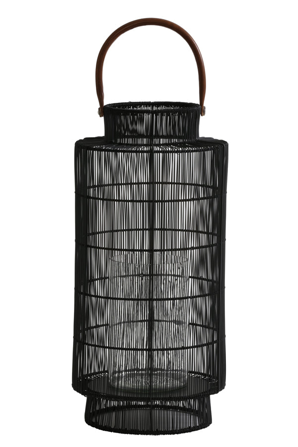TEGLIO Black Wire Lantern