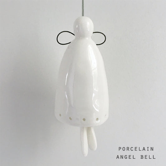 Porcelain Angel Bell - Large