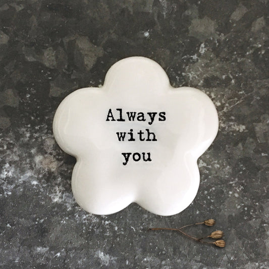 Porcelain Flower Token - Always with you