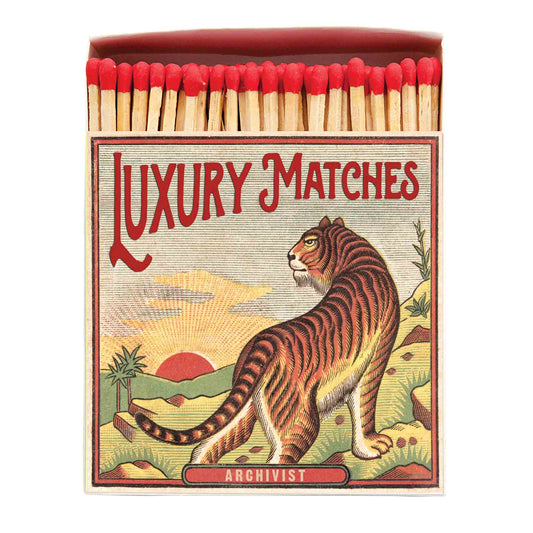 New Day Tiger - Square Luxury Matches