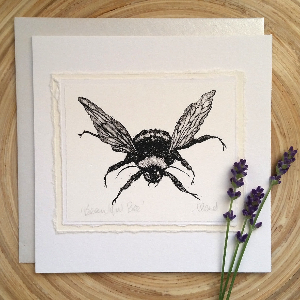 Beautiful Bee - Greetings Card