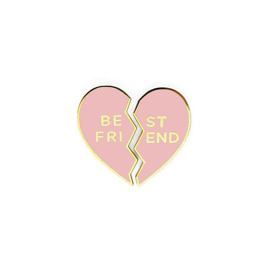 Best Friends Heart Enamel Pin