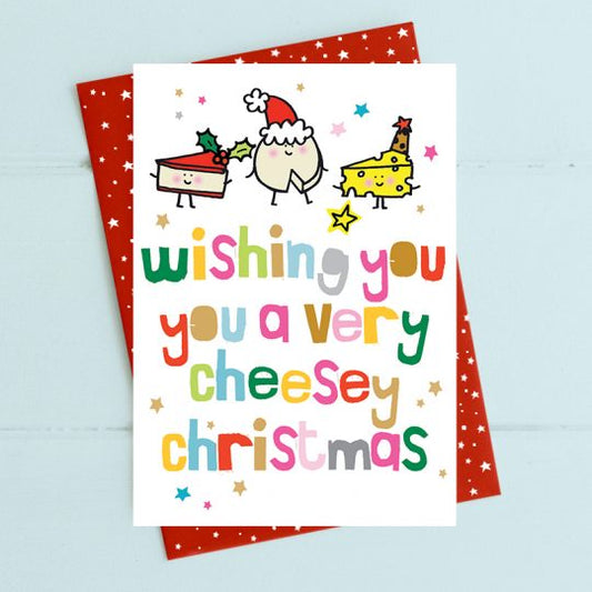 Wishing You A Very Cheesy Christmas - card