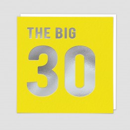 The Big 30 -  Birthday card