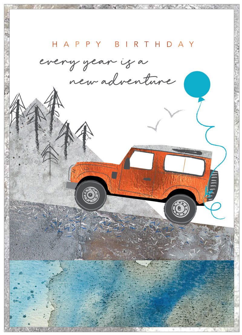 Happy Birthday- every year is a new adventure Card