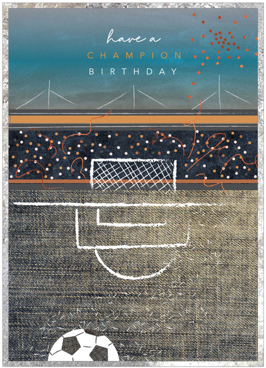 Have a Champion Birthday - Football Card