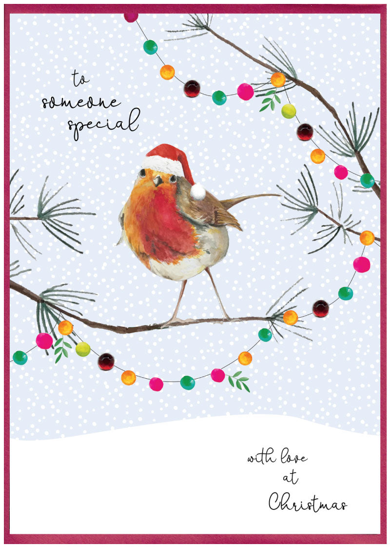 To someone special with love at Christmas - Card