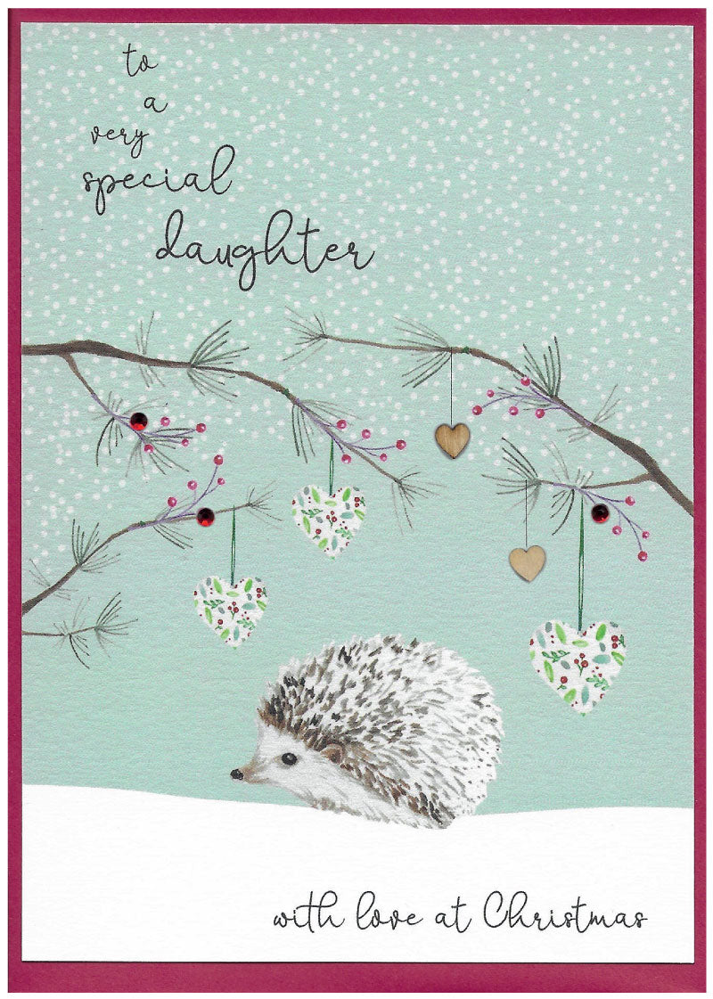 To a very Special Daughter with love at Christmas - Card