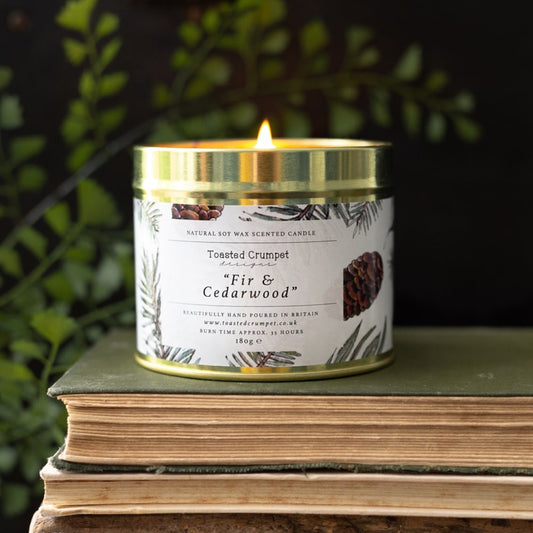 Fir & Cedarwood Natural Soy Wax Candle