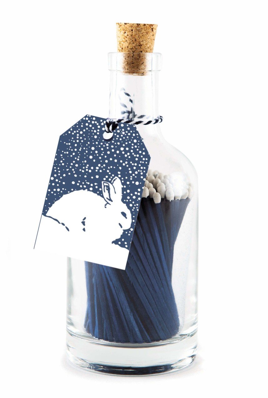 Snow Rabbit - Luxury Matches Bottle