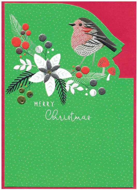 Merry Christmas - Robin Card
