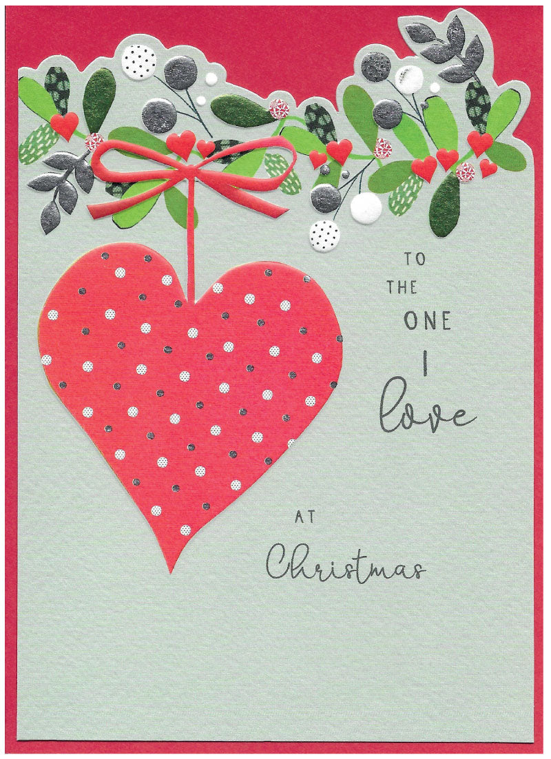 To the One I Love at Christmas - Card