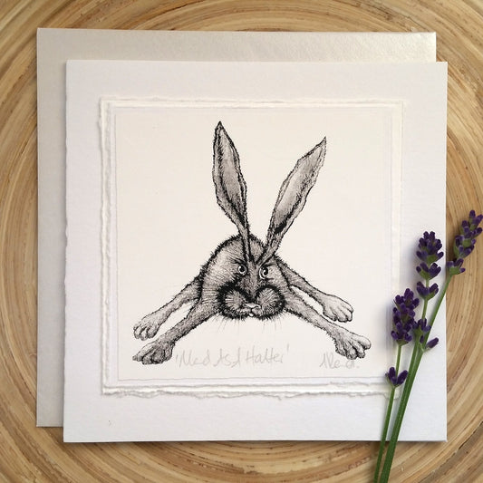 Mad as a Hatter, Hare - Greetings Card